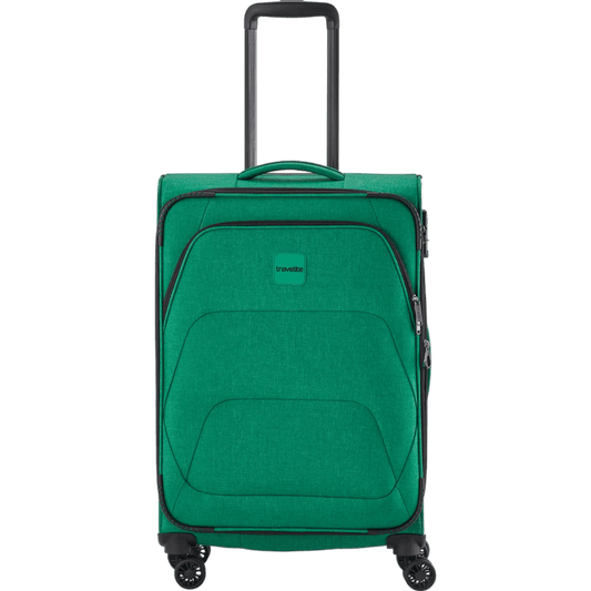 Travelite Adria  4-Rollen Trolley 67 cm -Grün KOFFER-PLUS.COM