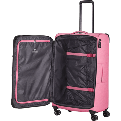 Travelite Adria  4-Rollen Trolley 78 cm -Rosa KOFFER-PLUS.COM