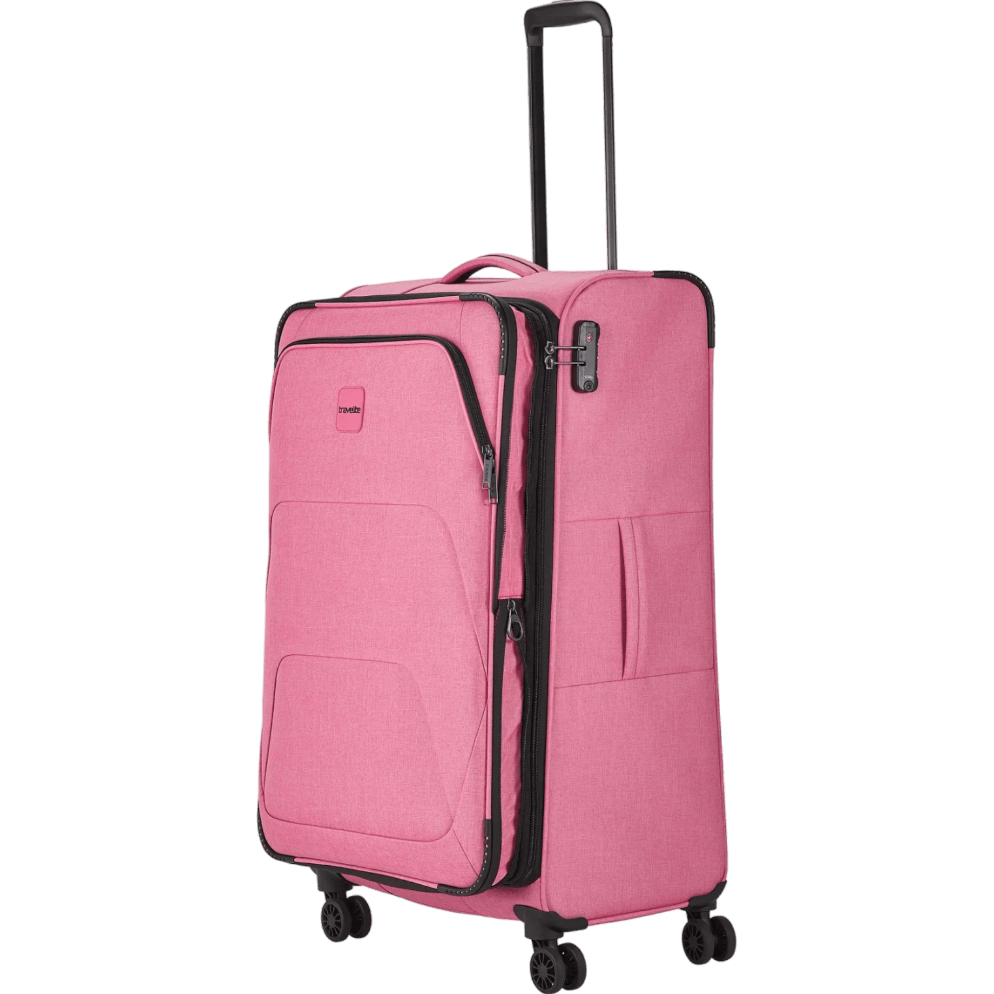 Travelite Adria  4-Rollen Trolley 78 cm -Rosa KOFFER-PLUS.COM