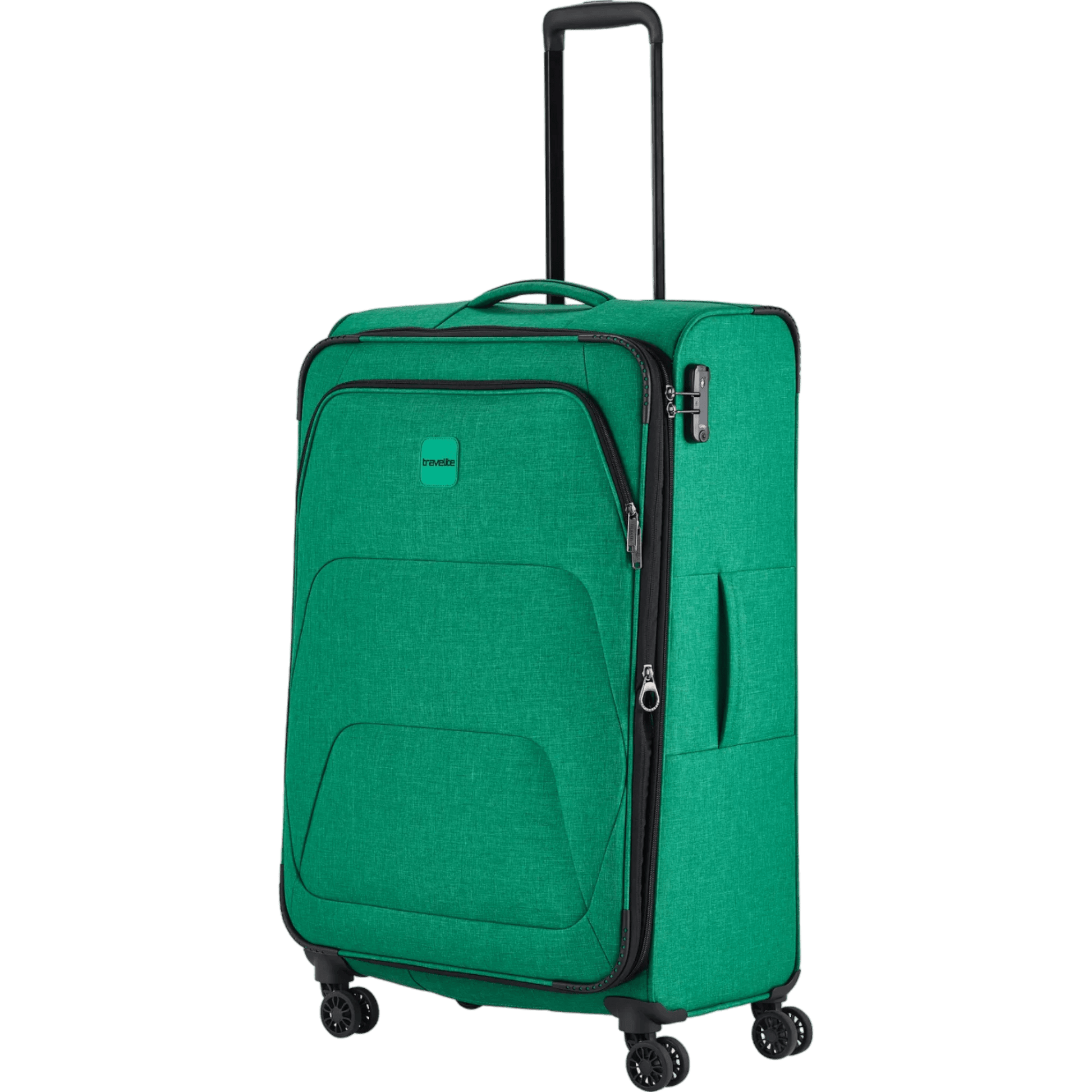 Travelite Adria  4-Rollen Trolley 78 cm -Grün KOFFER-PLUS.COM