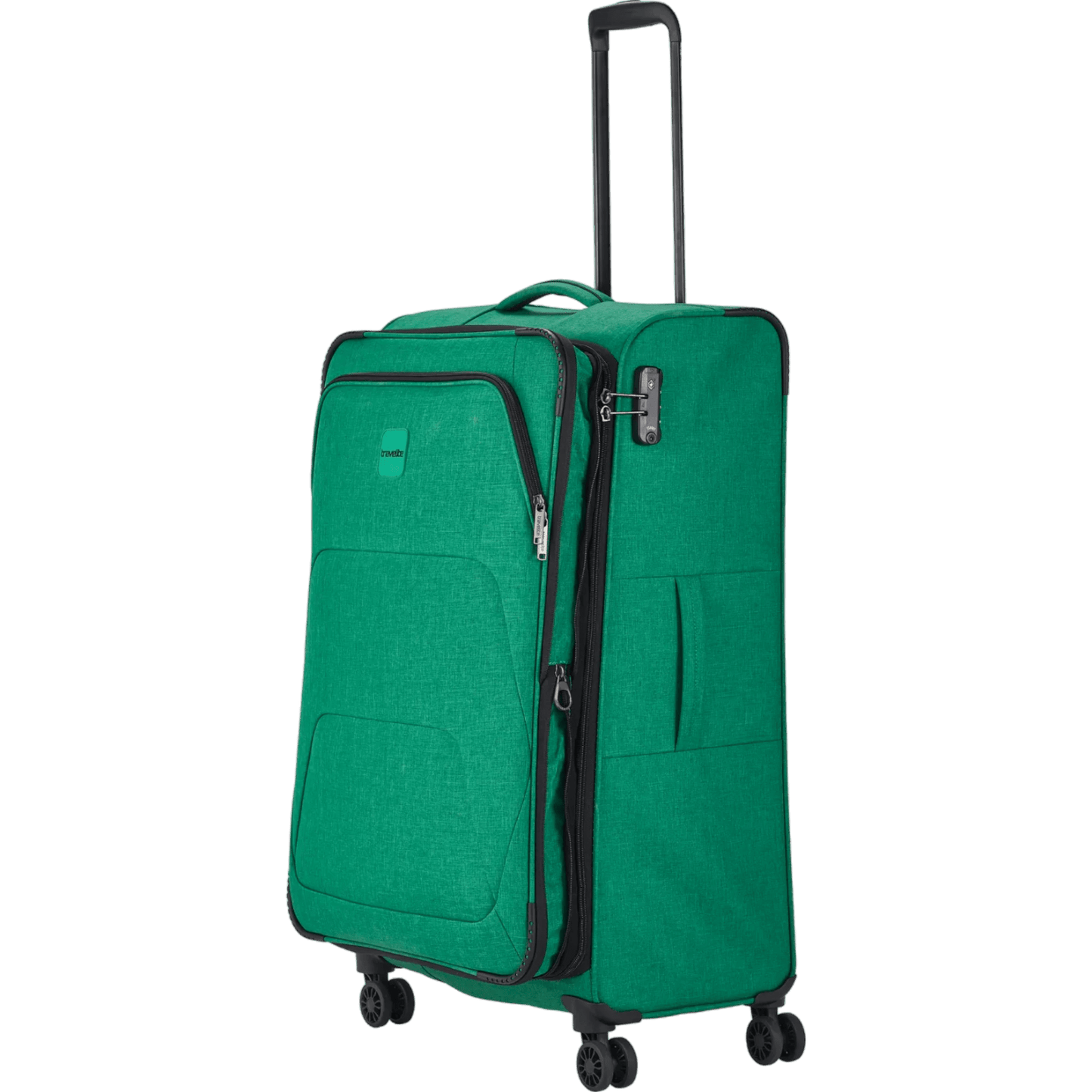 Travelite Adria  4-Rollen Trolley 78 cm -Grün KOFFER-PLUS.COM