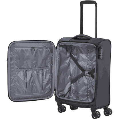 Travelite Croatia  4-Rollen-Kabinentrolley S 55 cm -Anthrazit KOFFER-PLUS.COM