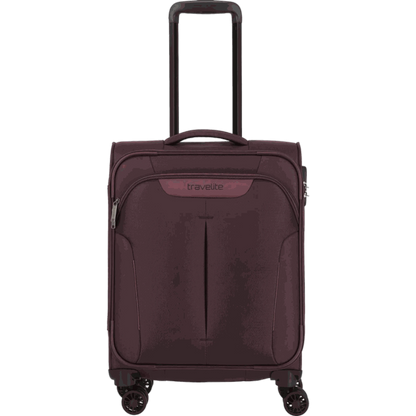 Travelite Croatia  4-Rollen-Kabinentrolley S 55 cm -Aubergine KOFFER-PLUS.COM