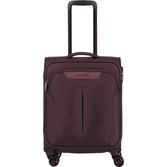 Travelite Croatia  4-Rollen-Kabinentrolley S 55 cm -Aubergine KOFFER-PLUS.COM