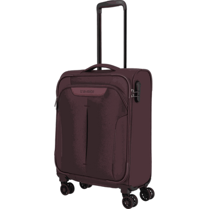 Travelite Croatia  4-Rollen-Kabinentrolley S 55 cm -Aubergine KOFFER-PLUS.COM