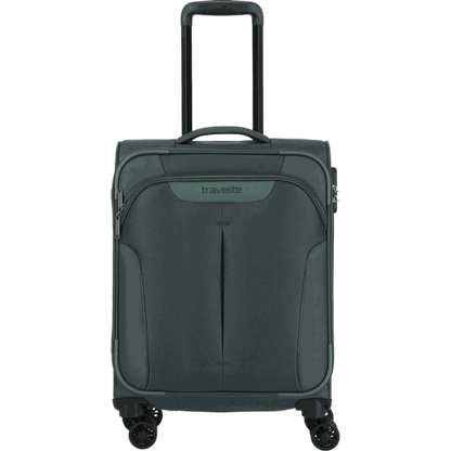 Travelite Croatia  4-Rollen-Kabinentrolley S 55 cm -Tannengrün KOFFER-PLUS.COM