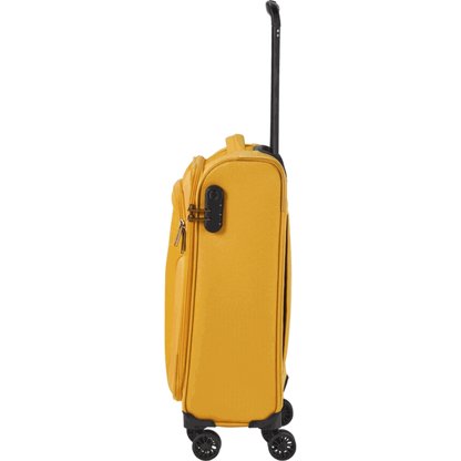 Travelite Croatia  4-Rollen-Kabinentrolley S 55 cm -Curry KOFFER-PLUS.COM