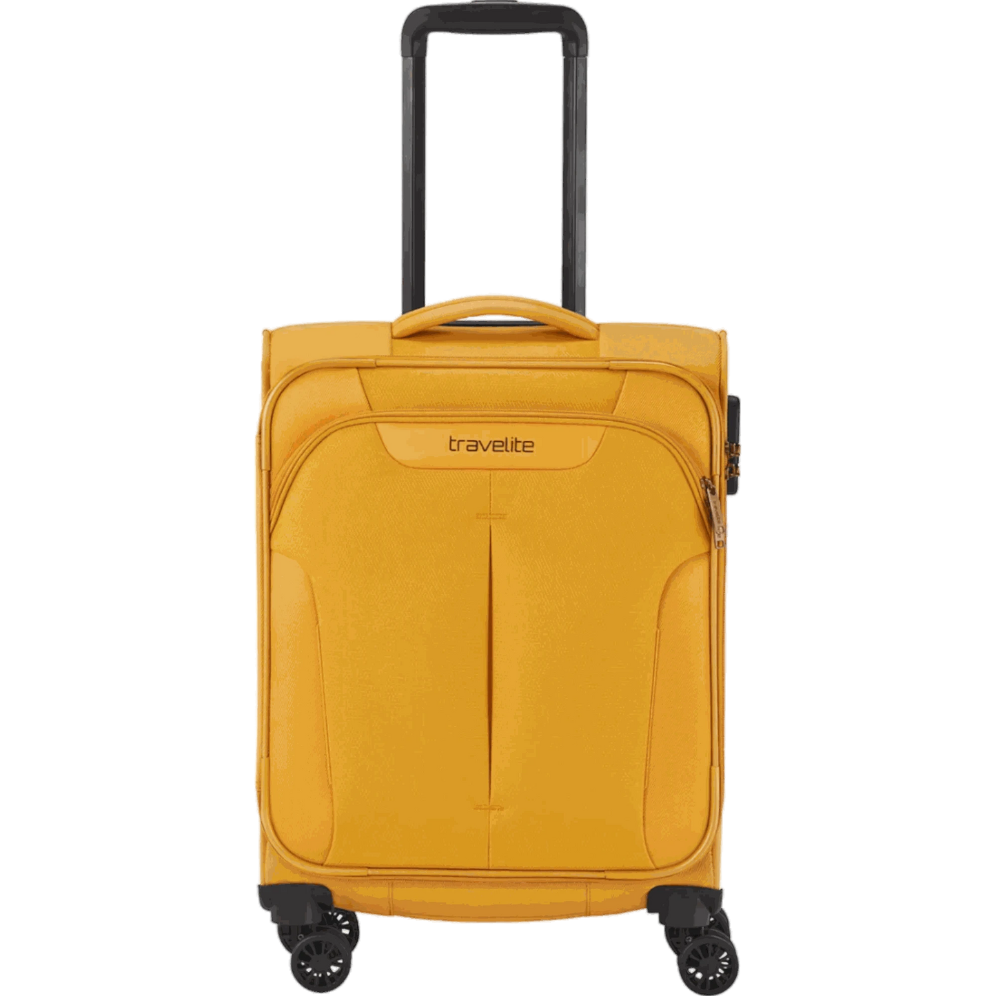 Travelite Croatia  4-Rollen-Kabinentrolley S 55 cm -Curry KOFFER-PLUS.COM