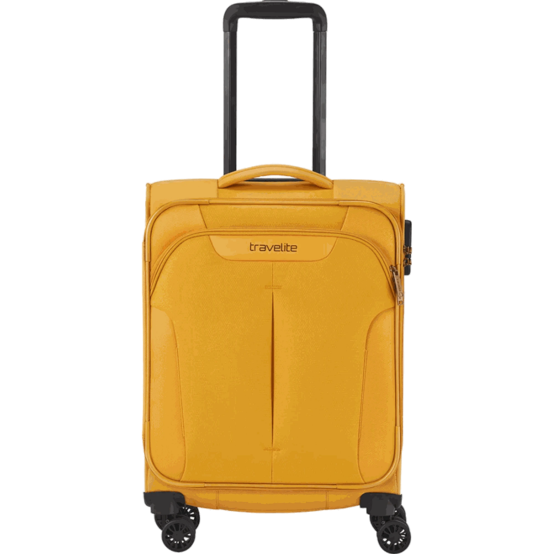 Travelite Croatia  4-Rollen-Kabinentrolley S 55 cm -Curry KOFFER-PLUS.COM