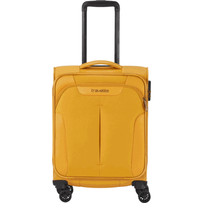 Travelite Croatia  4-Rollen-Kabinentrolley S 55 cm -Curry KOFFER-PLUS.COM