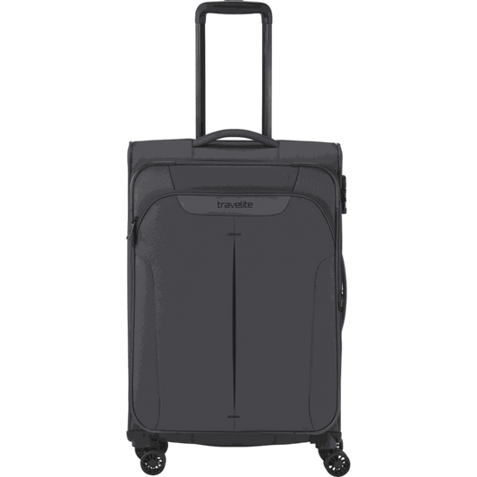 Travelite Croatia  4-Rollen-Trolley M 67 cm -Anthrazit KOFFER-PLUS.COM