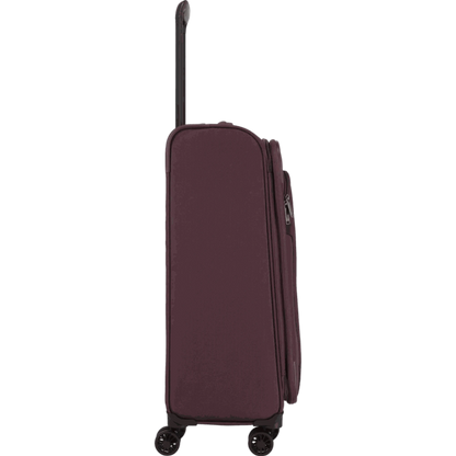 Travelite Croatia  4-Rollen-Trolley M 67 cm -Aubergine KOFFER-PLUS.COM