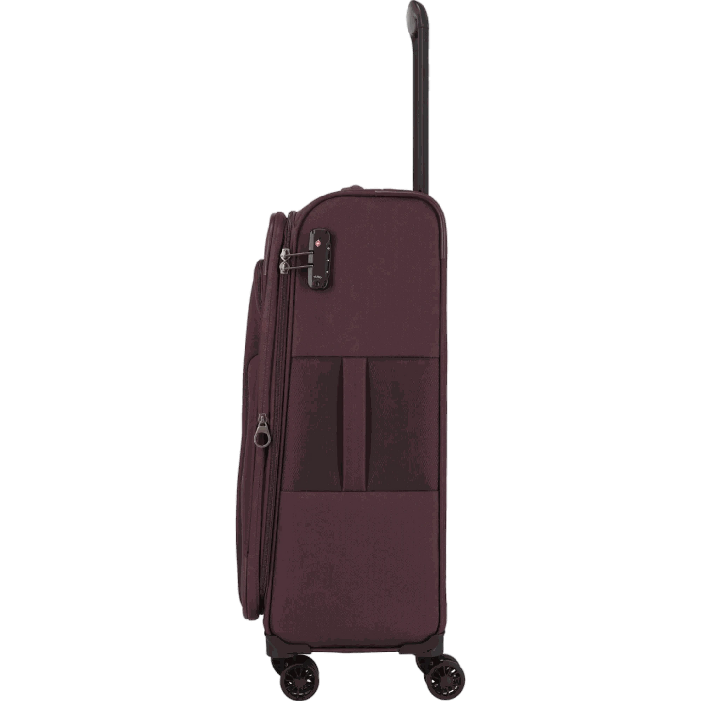 Travelite Croatia  4-Rollen-Trolley M 67 cm -Aubergine KOFFER-PLUS.COM