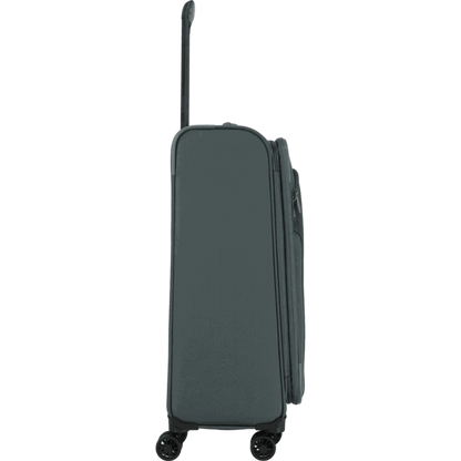 Travelite Croatia  4-Rollen-Trolley M 67 cm -Tannengrün KOFFER-PLUS.COM