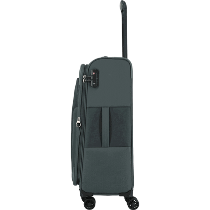 Travelite Croatia  4-Rollen-Trolley M 67 cm -Tannengrün KOFFER-PLUS.COM