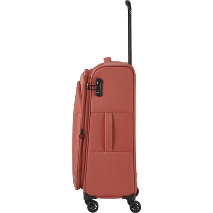 Travelite Croatia  4-Rollen-Trolley M 67 cm -Koralle KOFFER-PLUS.COM