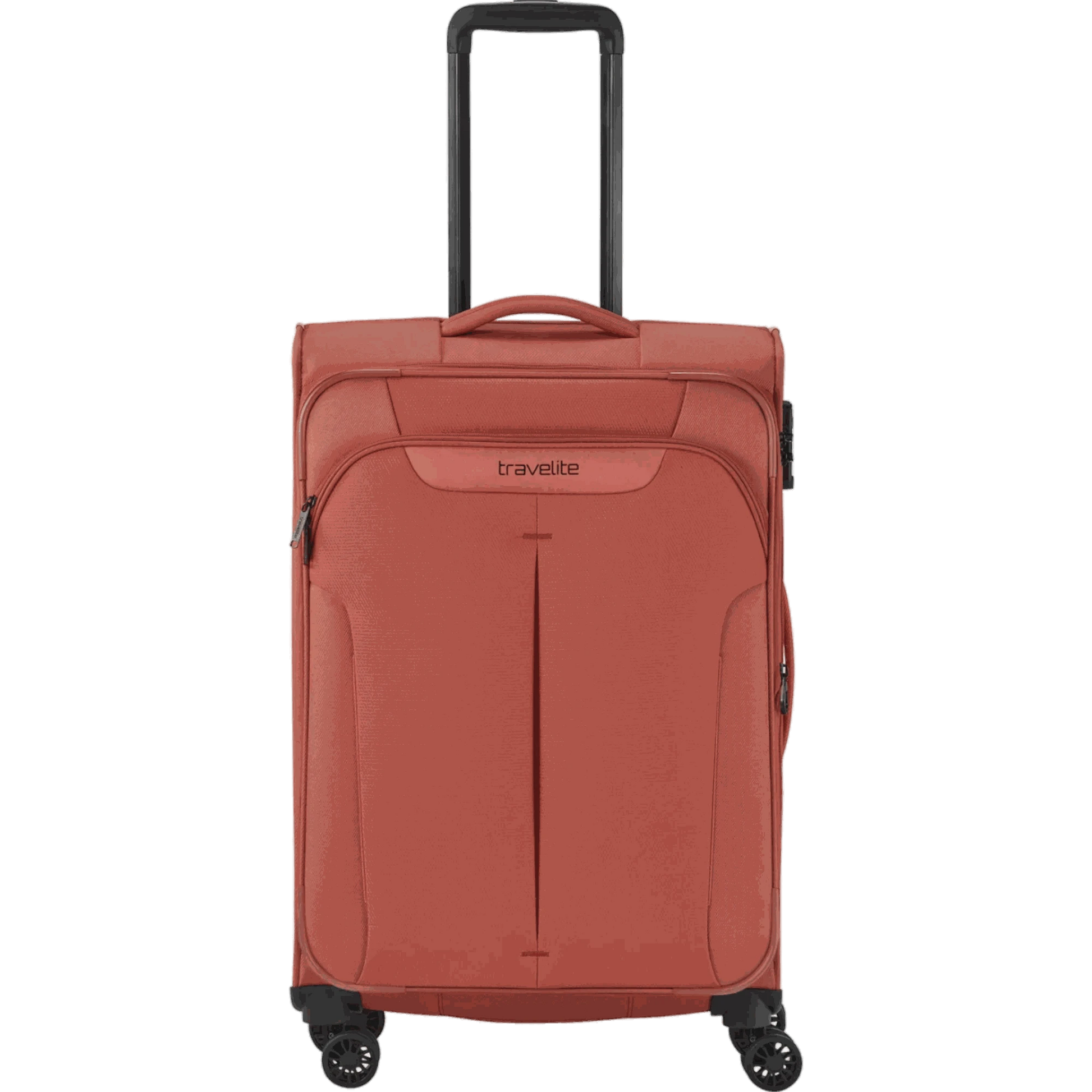 Travelite Croatia  4-Rollen-Trolley M 67 cm -Koralle KOFFER-PLUS.COM