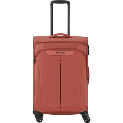 Travelite Croatia  4-Rollen-Trolley M 67 cm -Koralle KOFFER-PLUS.COM