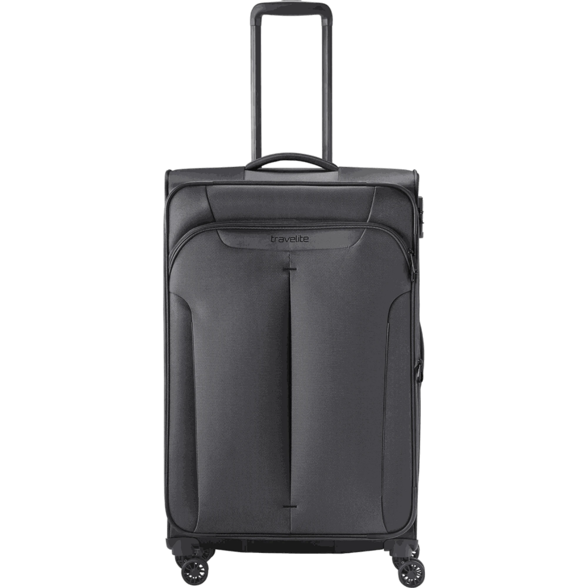 Travelite Croatia  4-Rollen-Trolley L 77 cm -Anthrazit KOFFER-PLUS.COM