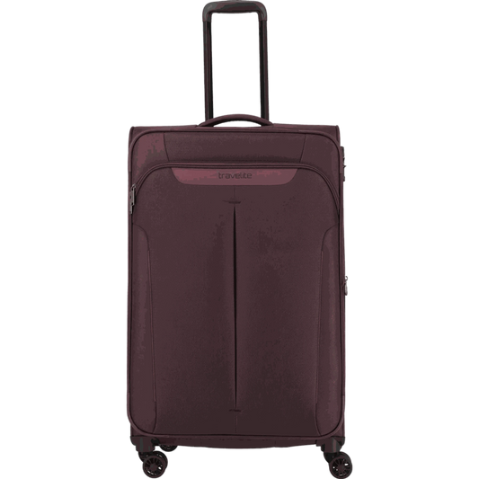 Travelite Croatia  4-Rollen-Trolley L 77 cm -Aubergine KOFFER-PLUS.COM