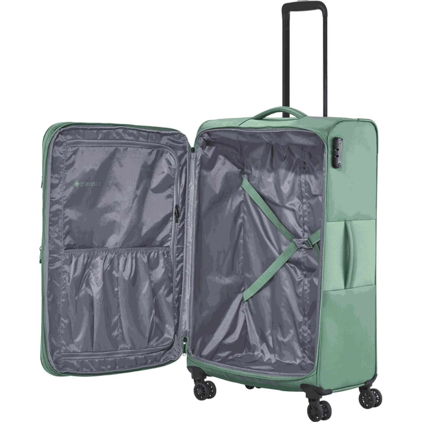 Travelite Croatia  4-Rollen-Trolley L 77 cm -Mint KOFFER-PLUS.COM