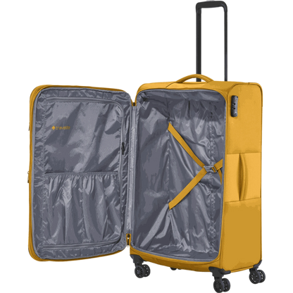 Travelite Croatia  4-Rollen-Trolley L 77 cm -Curry KOFFER-PLUS.COM