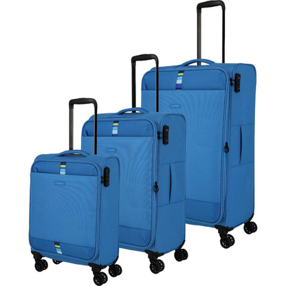 Travelite Rügen 4-Rollen Koffer Set 3tlg. -Mittelblau Travelite KOFFER-PLUS.COM