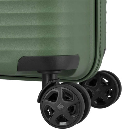 Travelite Air Stripe 4-Rollen-Koffer M erweiterbar 66 cm -Green KOFFER-PLUS.COM
