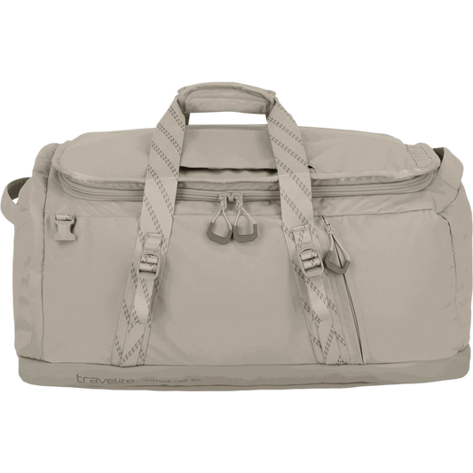 Travelite Venture Line Reisetasche mit Rucksackfunktion L 57 cm -Sand KOFFER-PLUS.COM