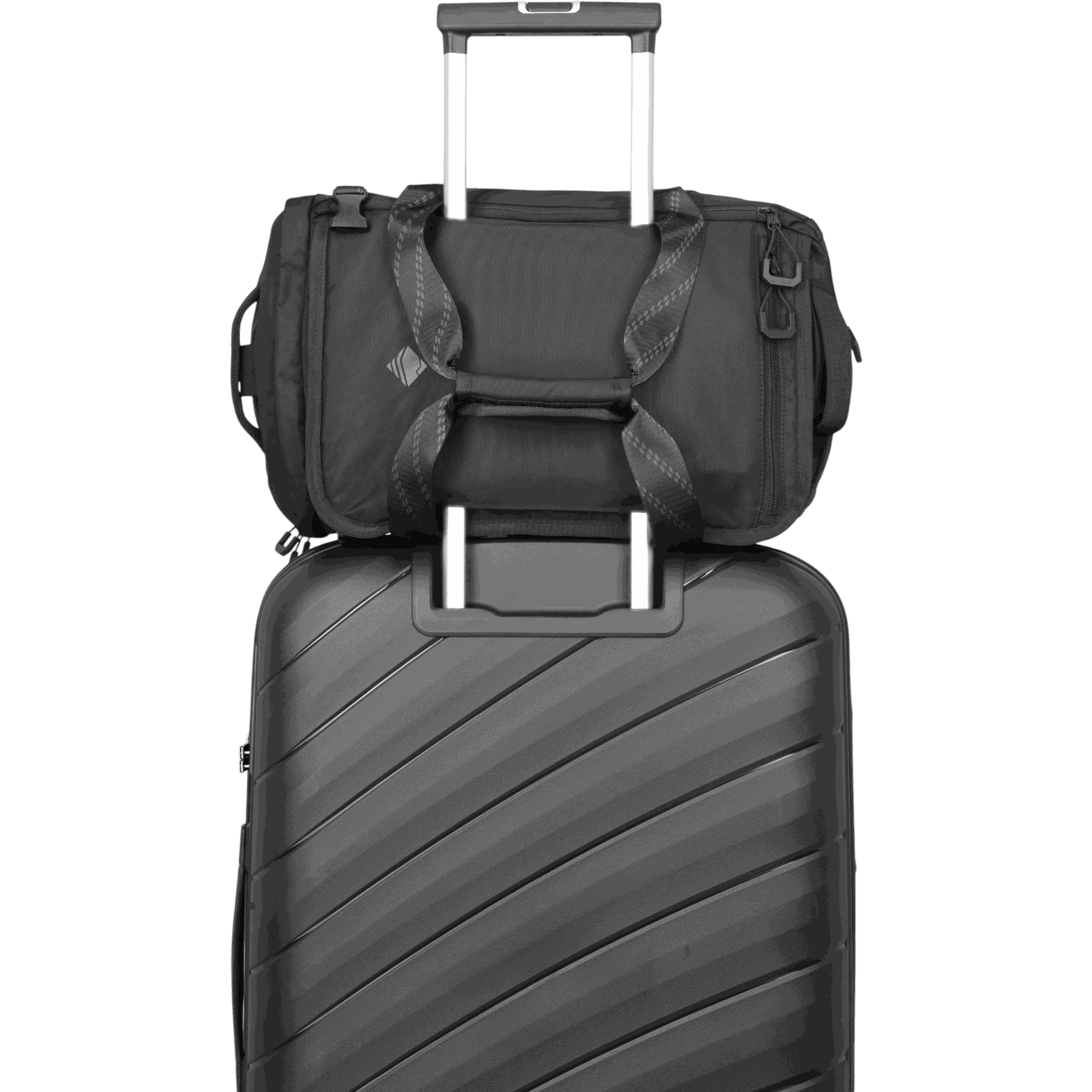 Travelite Venture Line Reisetasche mit Rucksackfunktion S 40 cm -Black KOFFER-PLUS.COM