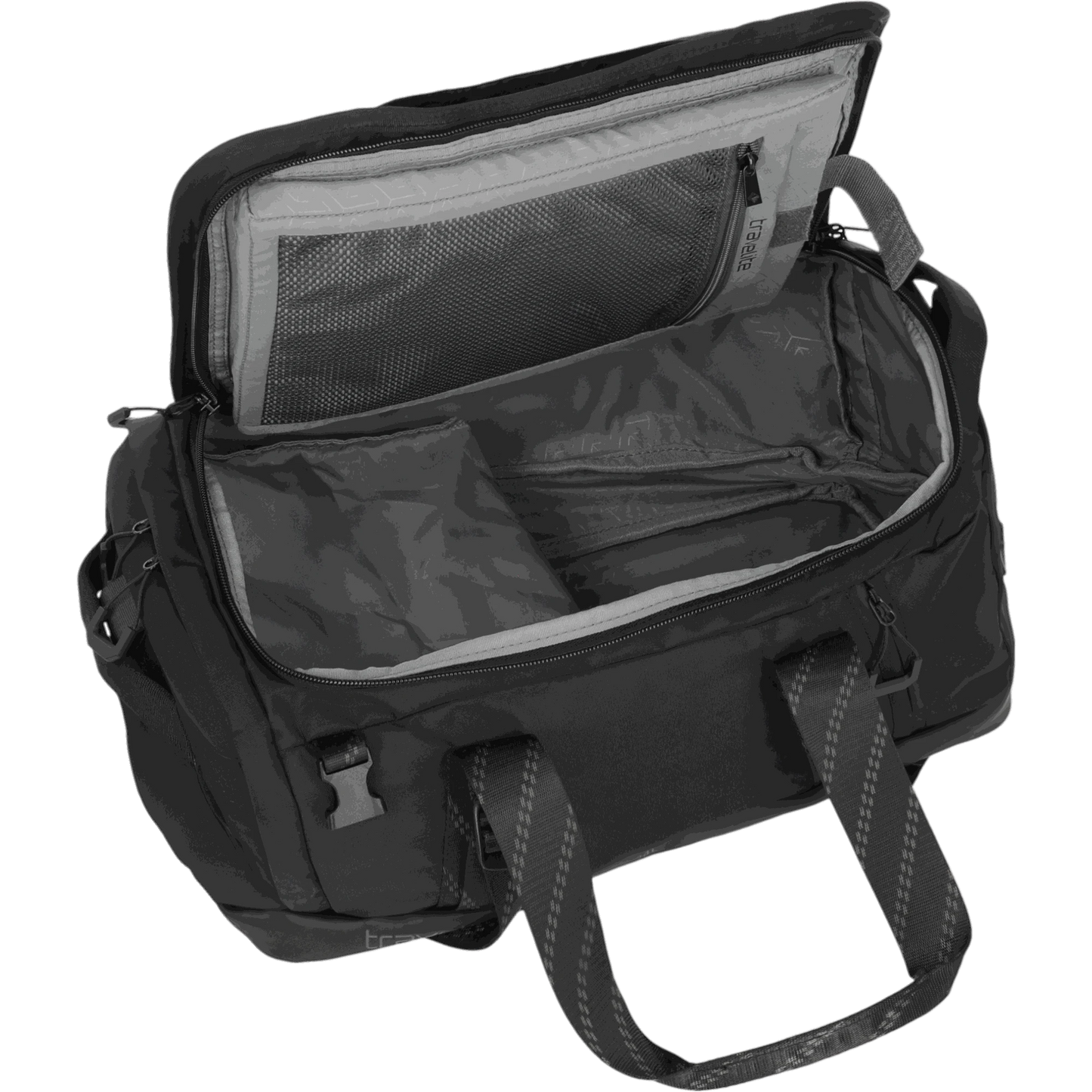 Travelite Venture Line Reisetasche mit Rucksackfunktion S 40 cm -Black KOFFER-PLUS.COM