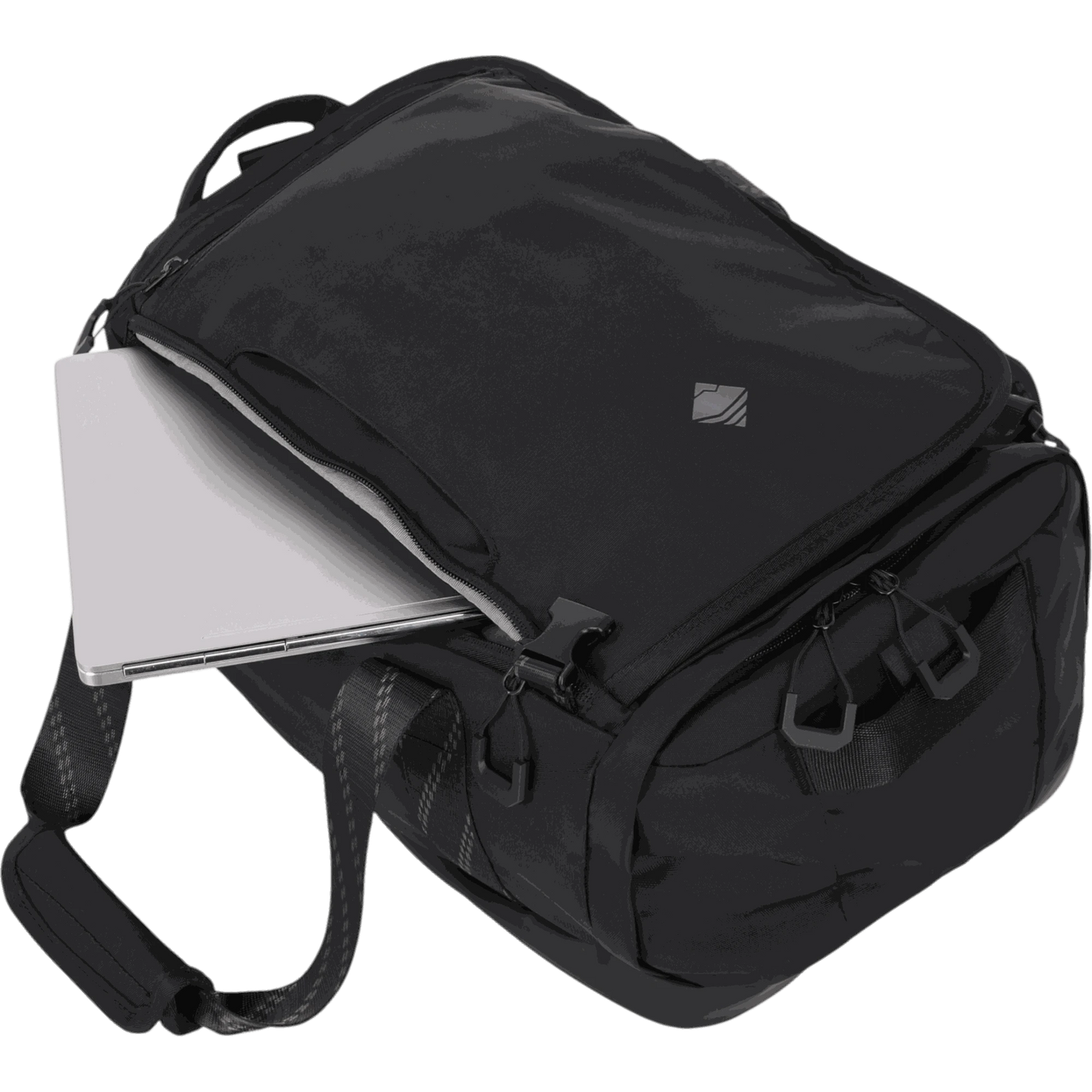 Travelite Venture Line Reisetasche mit Rucksackfunktion S 40 cm -Black KOFFER-PLUS.COM