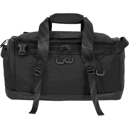Travelite Venture Line Reisetasche mit Rucksackfunktion S 40 cm -Black KOFFER-PLUS.COM
