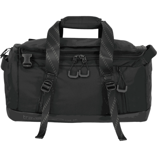 Travelite Venture Line Reisetasche mit Rucksackfunktion S 40 cm -Black KOFFER-PLUS.COM