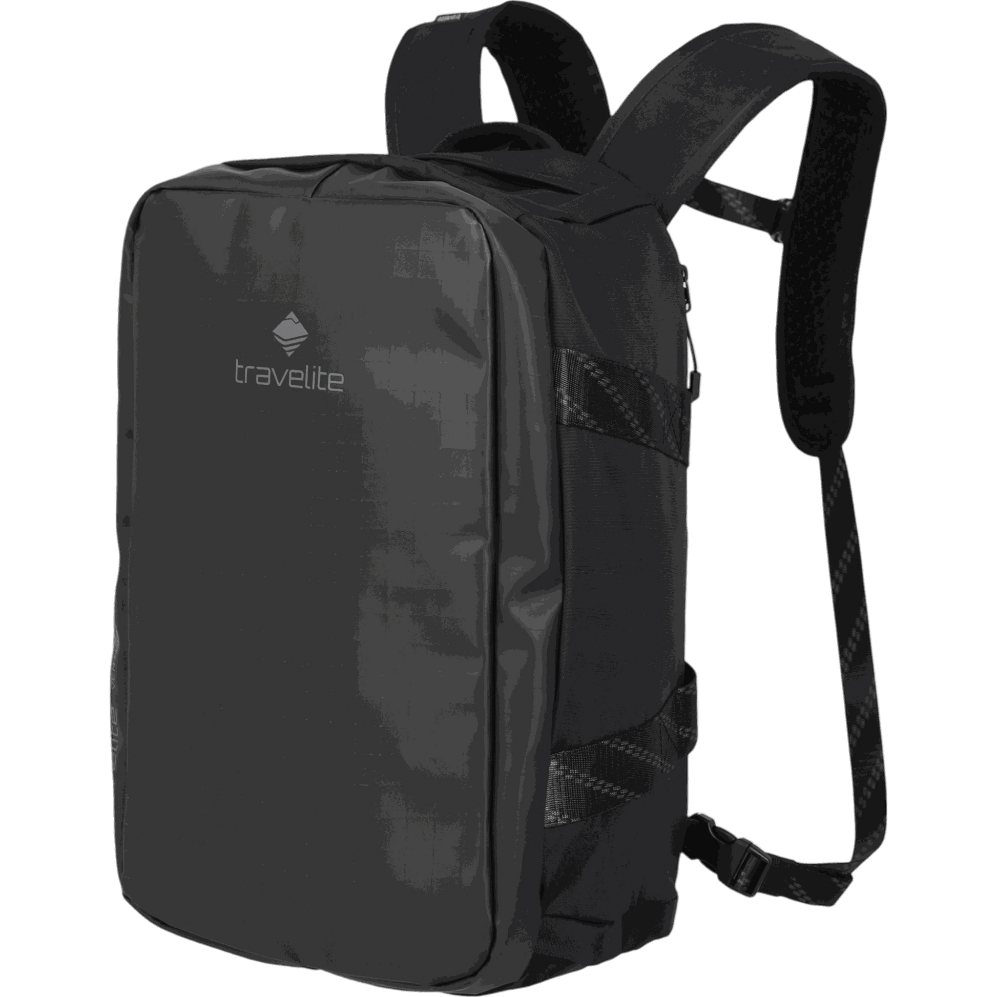 Travelite Venture Line Reisetasche mit Rucksackfunktion S 40 cm -Black KOFFER-PLUS.COM