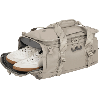 Travelite Venture Line Reisetasche mit Rucksackfunktion S 40 cm -Sand KOFFER-PLUS.COM