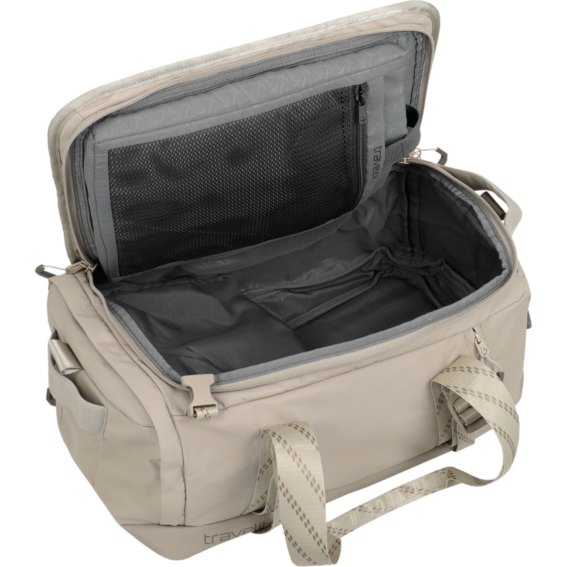 Travelite Venture Line Reisetasche mit Rucksackfunktion S 40 cm -Sand KOFFER-PLUS.COM