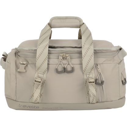 Travelite Venture Line Reisetasche mit Rucksackfunktion S 40 cm -Sand KOFFER-PLUS.COM