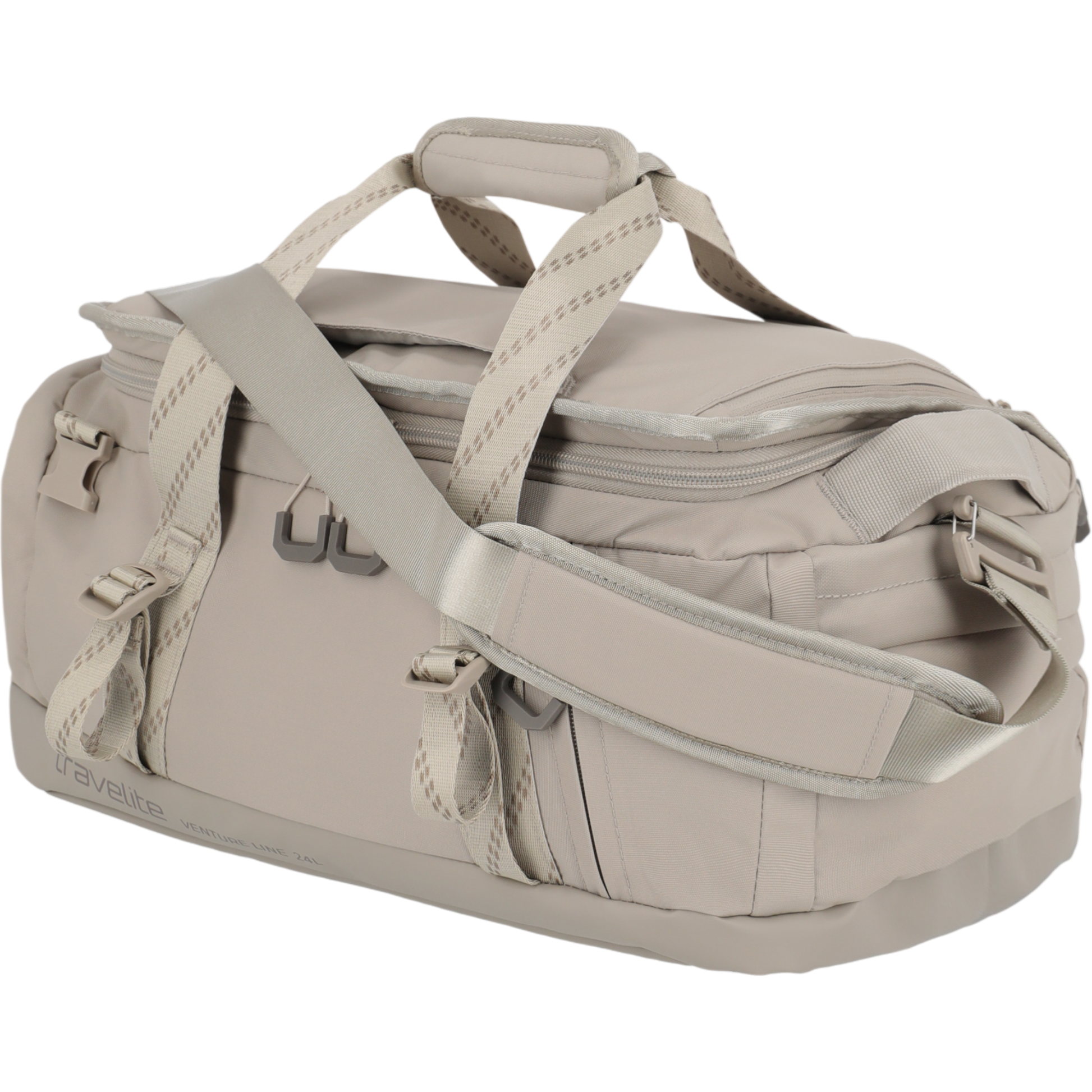 Travelite Venture Line Reisetasche mit Rucksackfunktion S 40 cm -Sand KOFFER-PLUS.COM