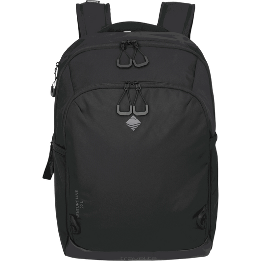 Travelite Venture Line Rucksack M 44.5 cm -Black KOFFER-PLUS.COM