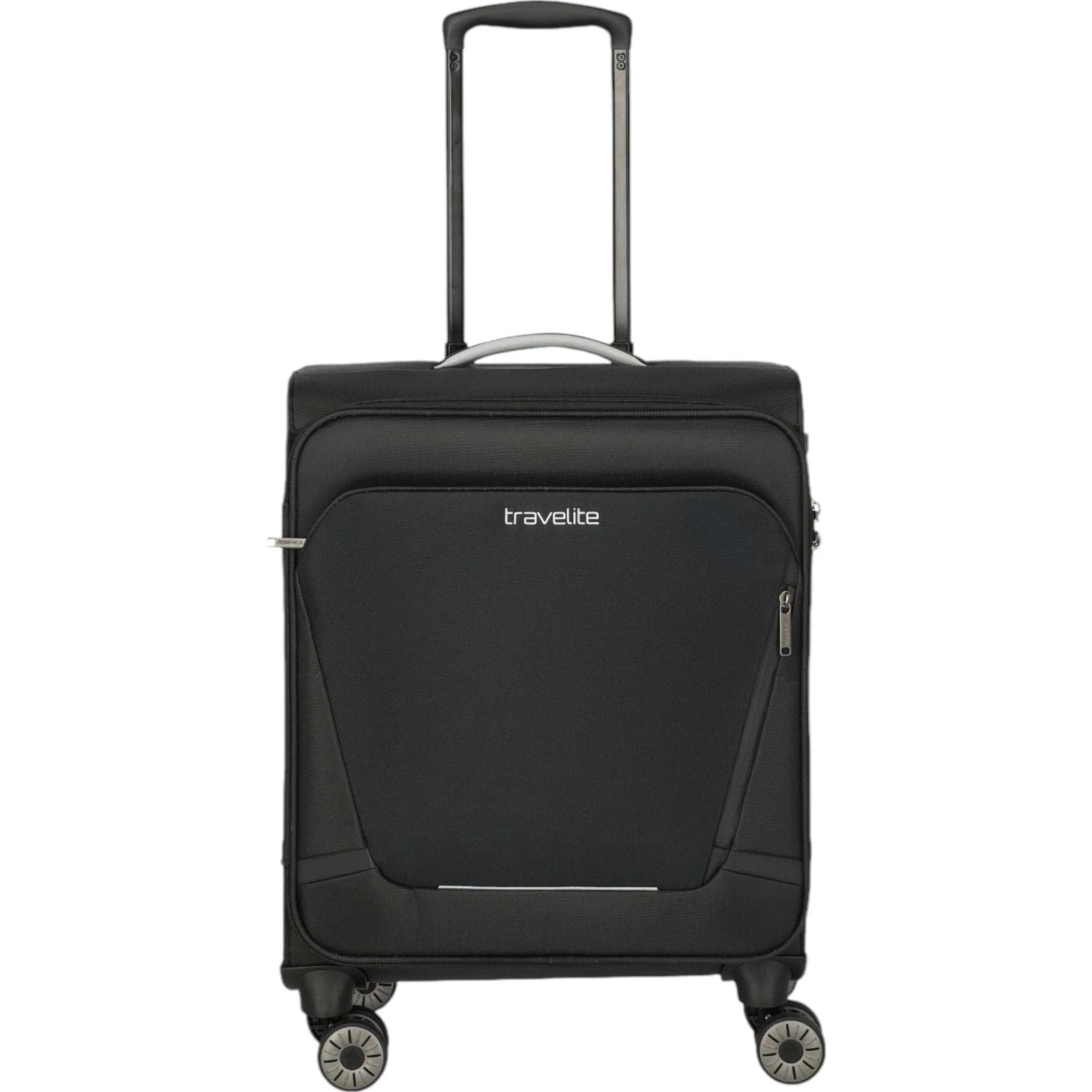 Travelite Jetpack Max 4-Rollen-Kanbinentrolley 55 cm -schwarz KOFFER-PLUS.COM