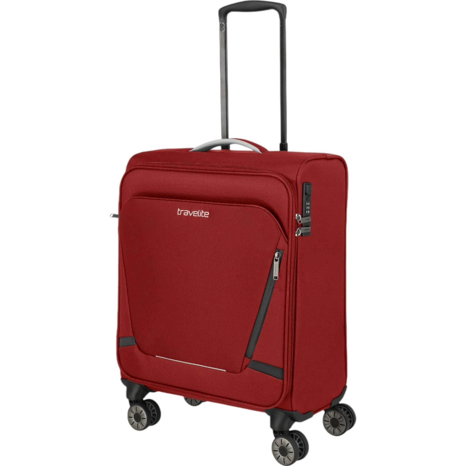 Travelite Jetpack Max 4-Rollen-Kanbinentrolley 55 cm -rot KOFFER-PLUS.COM