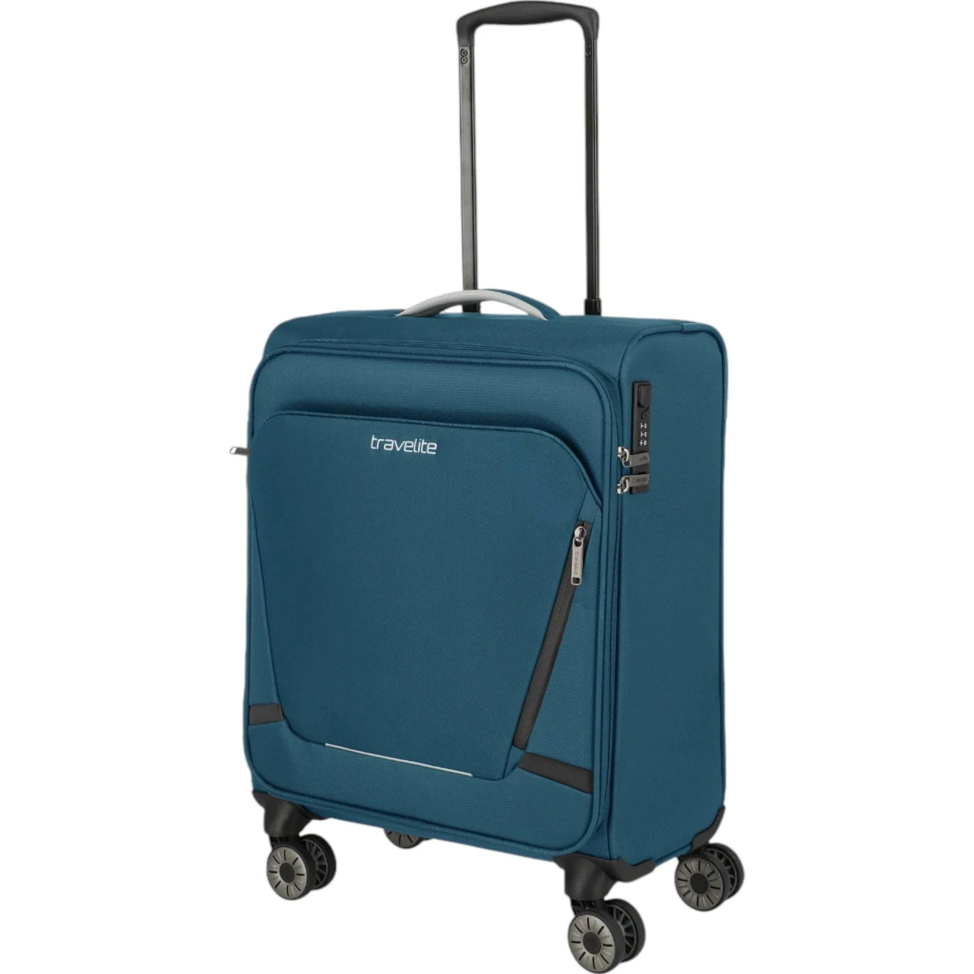 Travelite Jetpack Max 4-Rollen-Kanbinentrolley 55 cm -petrol KOFFER-PLUS.COM