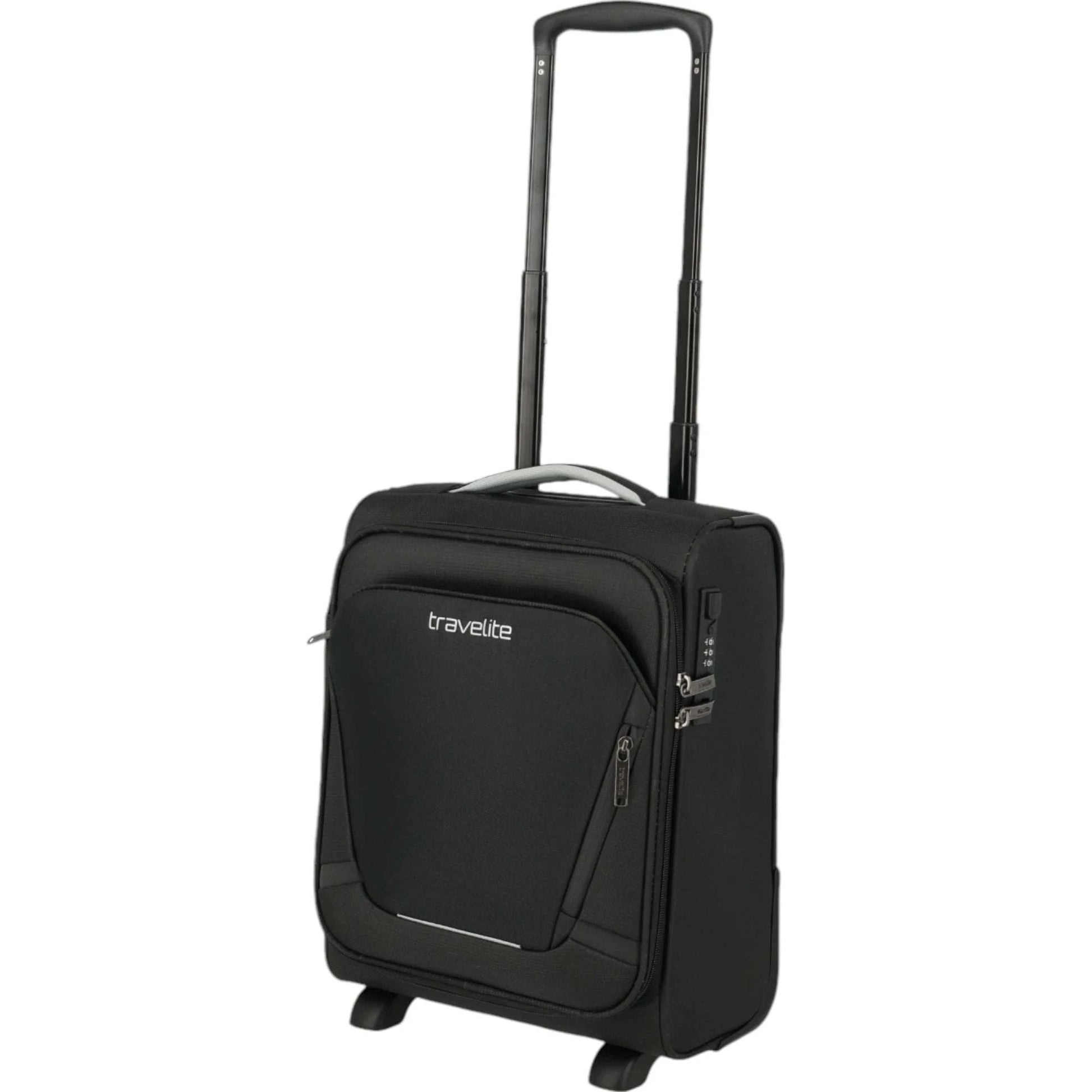 Travelite Jetpack Easy 2-Rollen Bordtrolley 40 cm -schwarz KOFFER-PLUS.COM