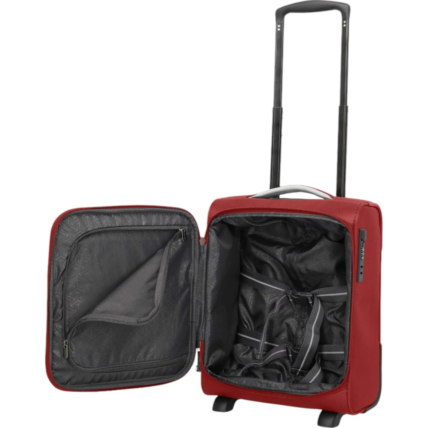 Travelite Jetpack Easy 2-Rollen Bordtrolley 40 cm -rot KOFFER-PLUS.COM