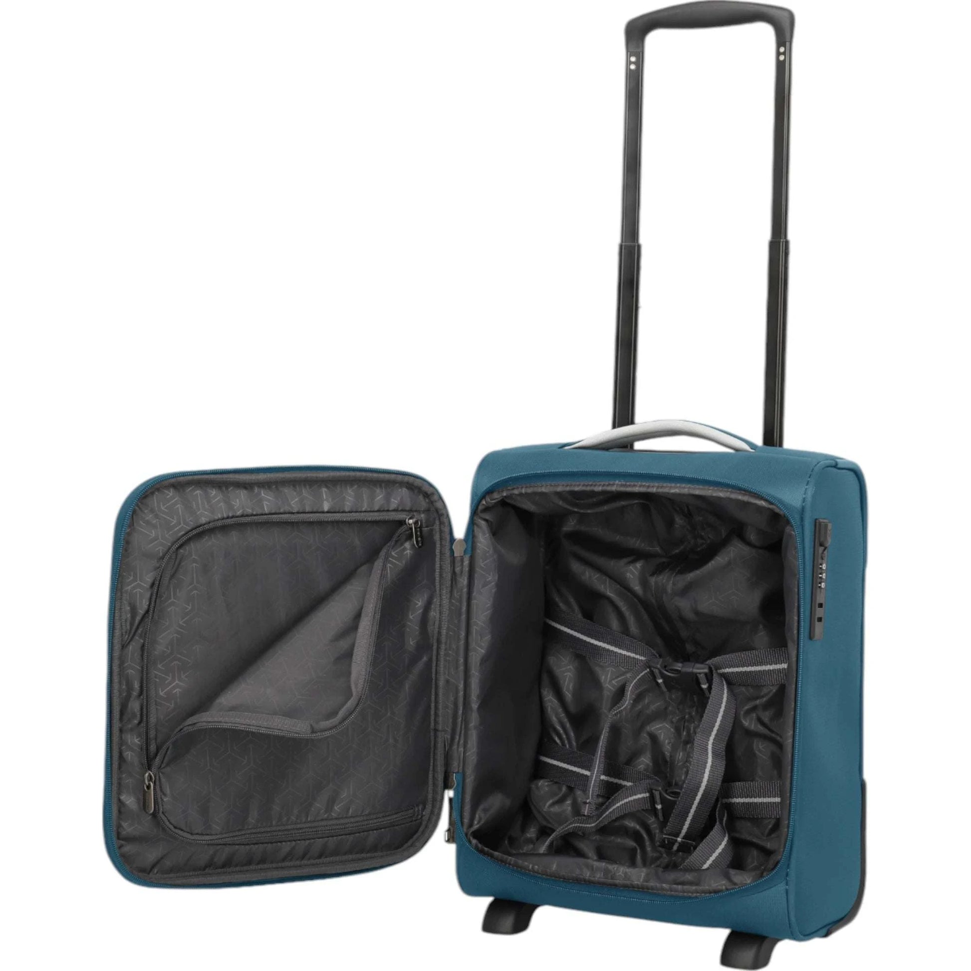 Travelite Jetpack Easy 2-Rollen Bordtrolley 40 cm -petrol KOFFER-PLUS.COM