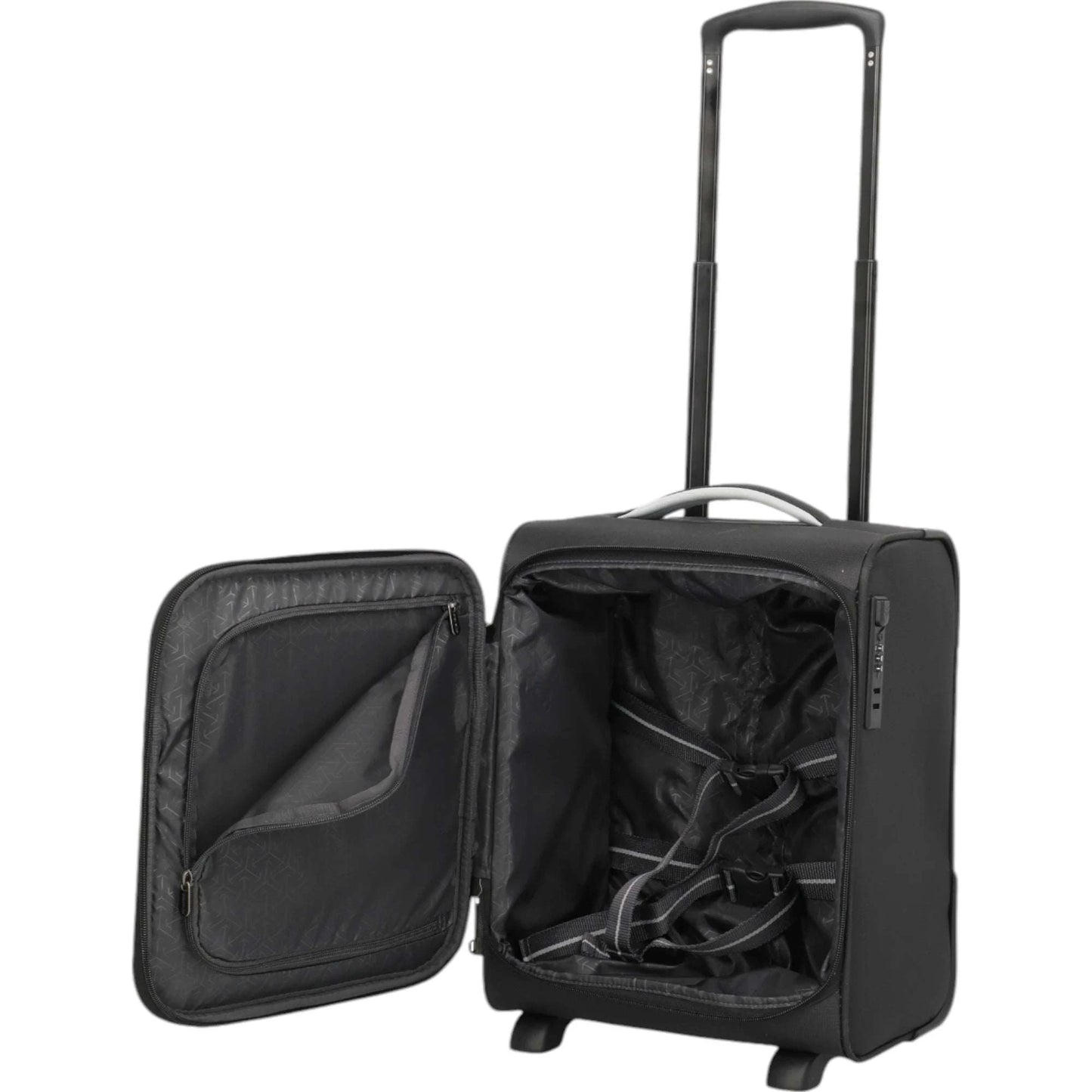 Travelite Jetpack Wings 2-Rollen Cabin Trolley 40 cm -schwarz KOFFER-PLUS.COM