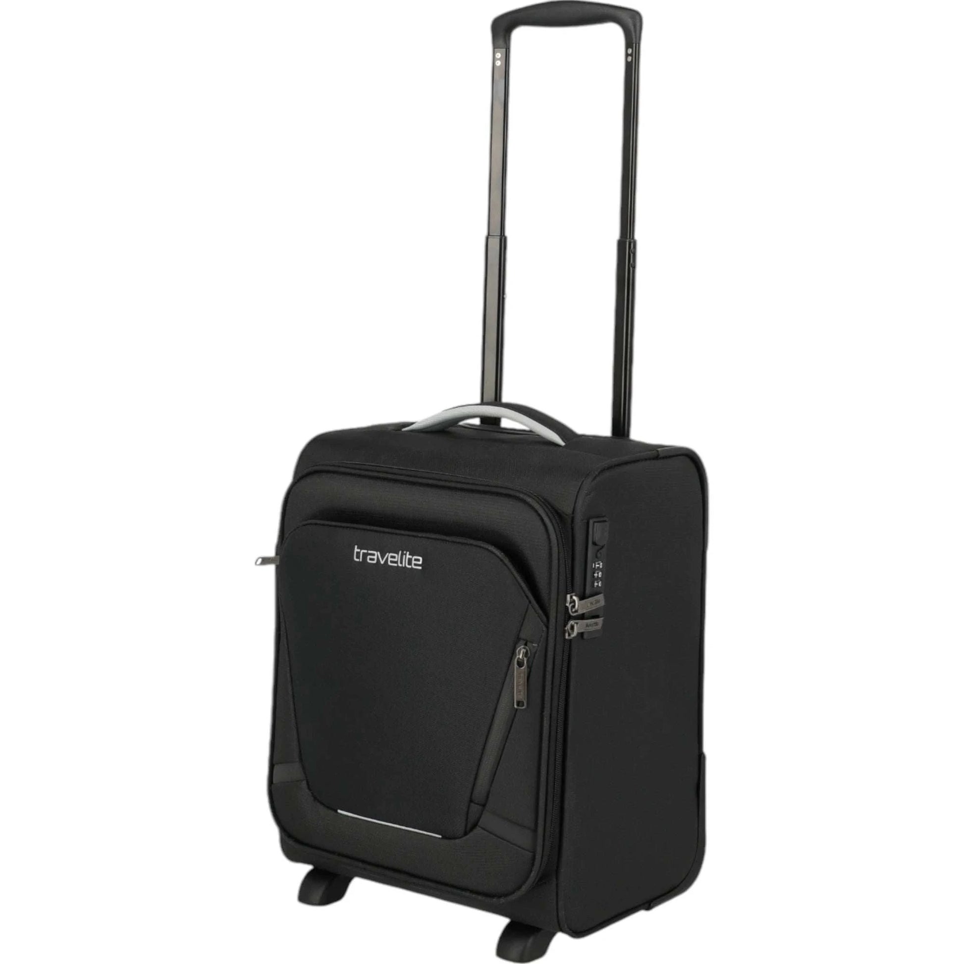 Travelite Jetpack Wings 2-Rollen Cabin Trolley 40 cm -schwarz KOFFER-PLUS.COM