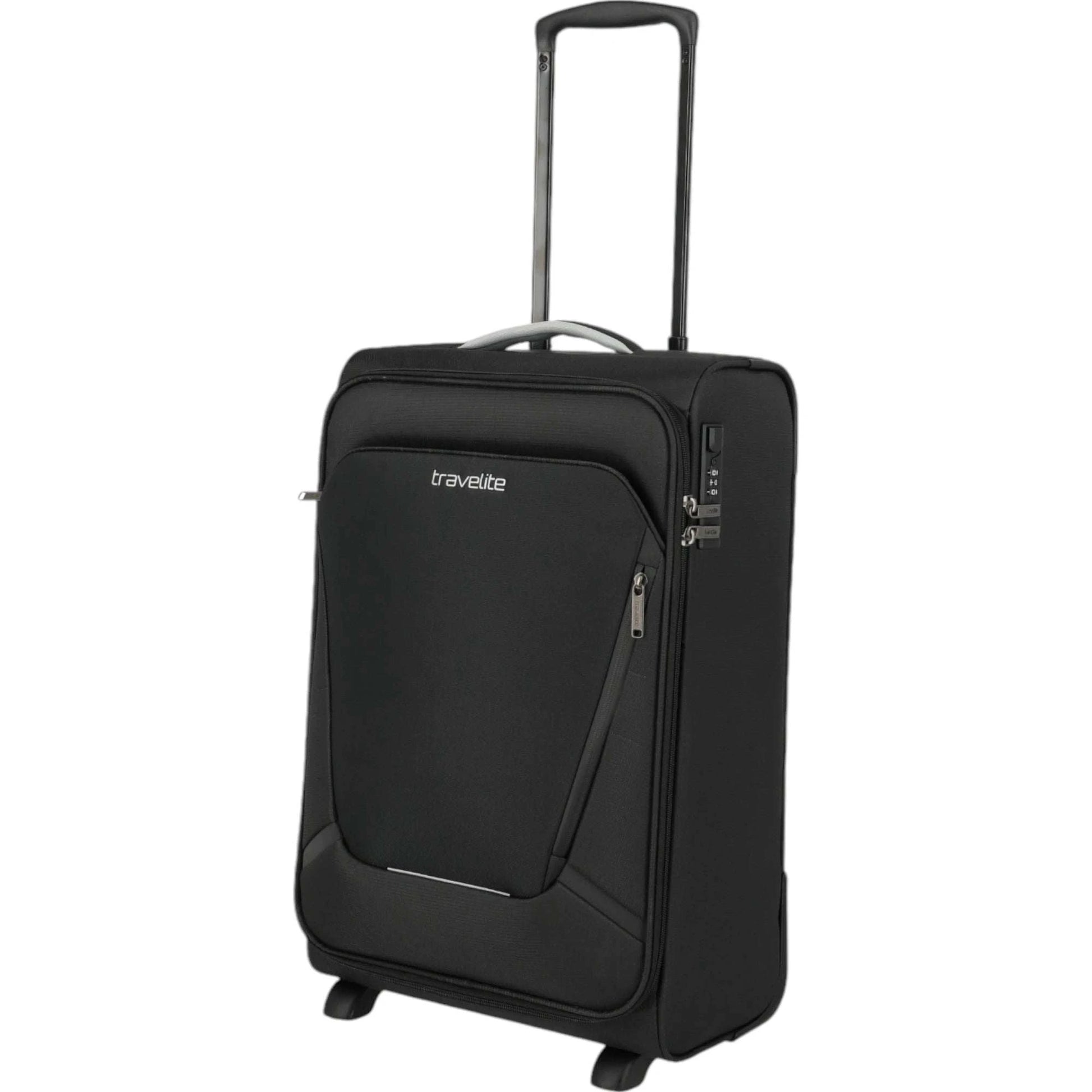 Travelite Jetpack Slim 2-Rollen-Handgepäcktrolley 55 cm -schwarz KOFFER-PLUS.COM