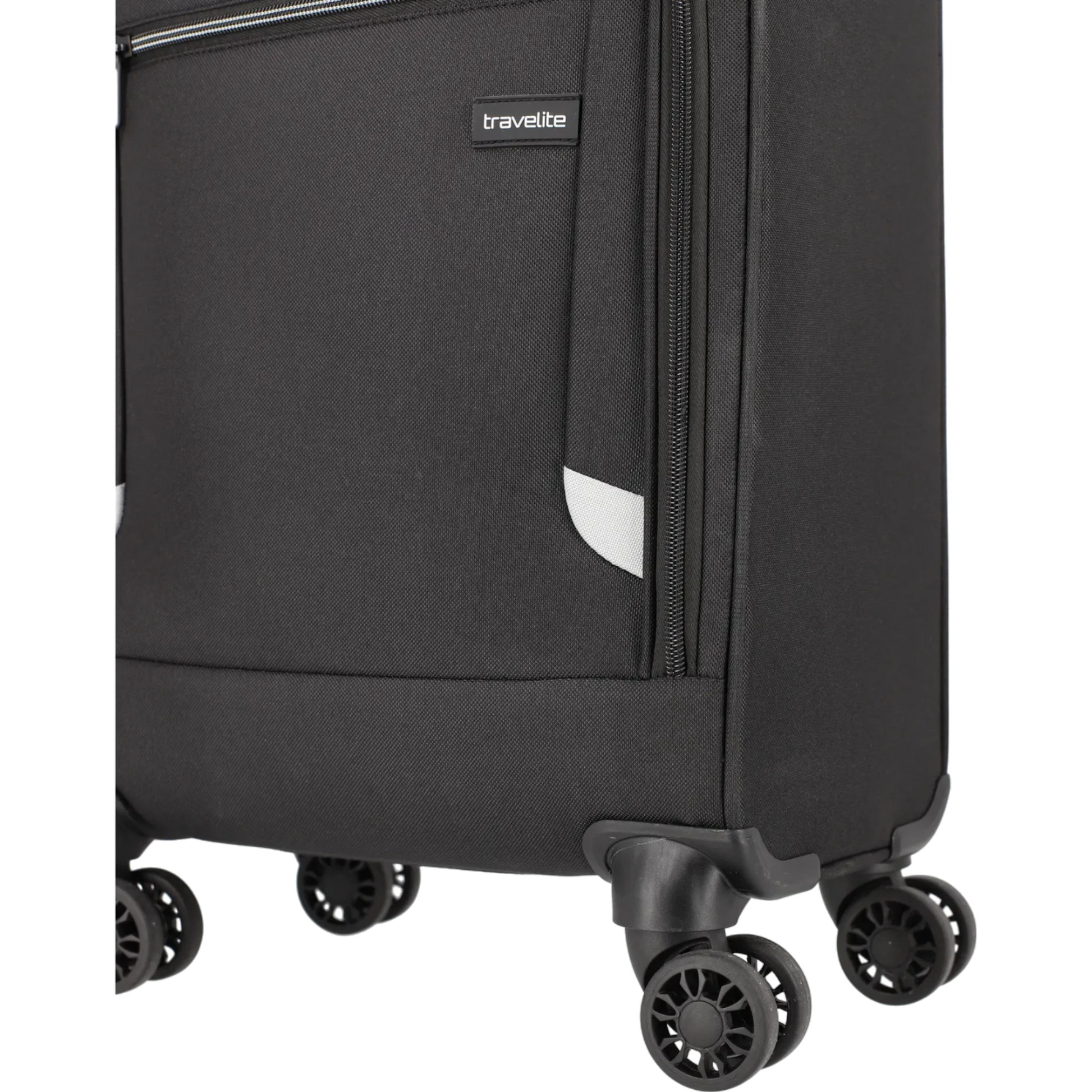 Travelite Cabin 2-Rollen-Bordtrolley 55 cm -Schwarz KOFFER-PLUS.COM